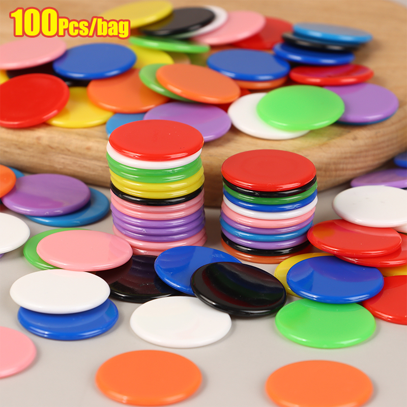 Party Games Bingo - 100Pcs 25MM Montessori Learning Education Math