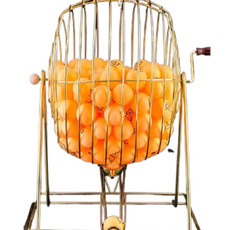 Party Games For Adults Large Group - Steel Bingo Lottery Machine Game Cage