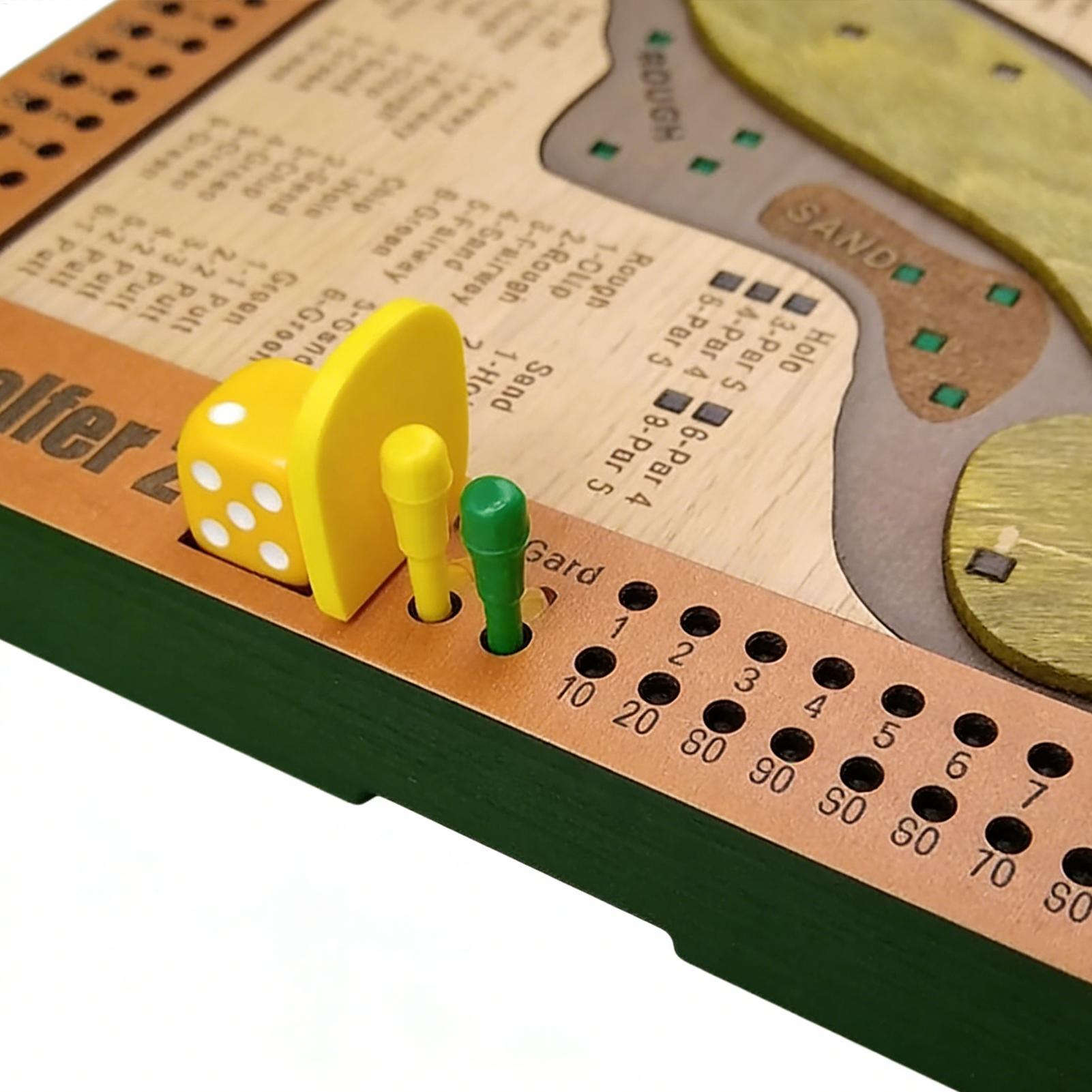 Golf Dice Game Wooden Challeng - đánh giá và giá Party Games Entertainer