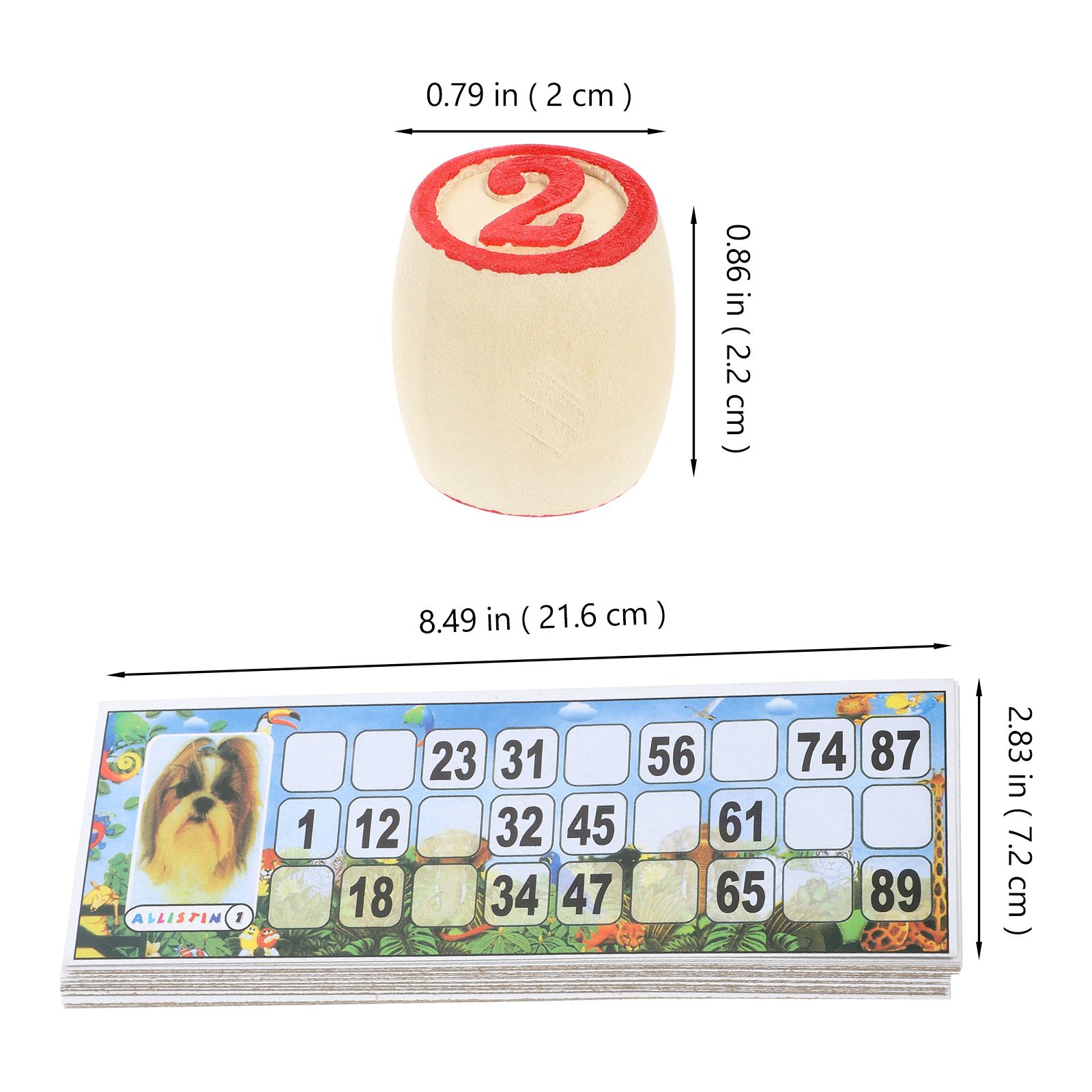1 set Wooden Number Chess Piec - đánh giá và giá Party Games Bingo
