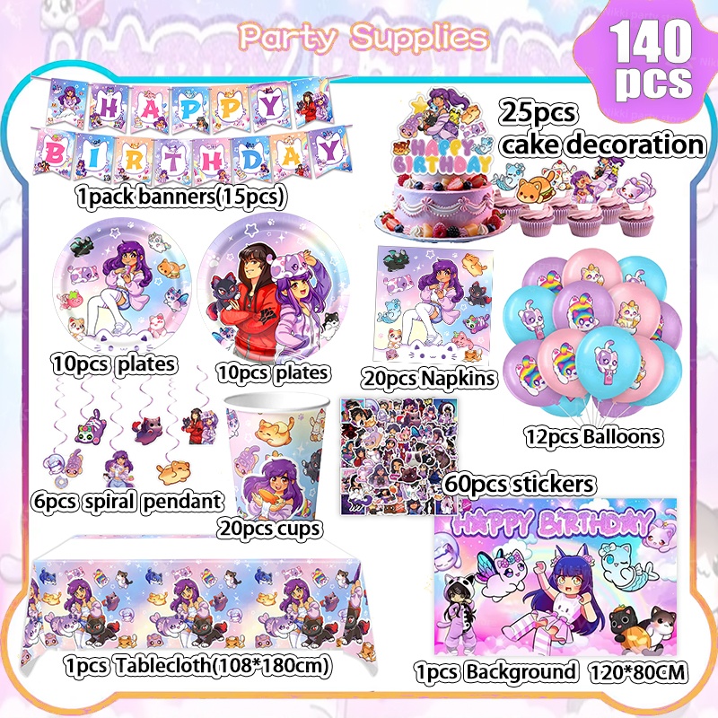 Aphmau Birthday Decorations Pi - đánh giá và giá Party Games Good