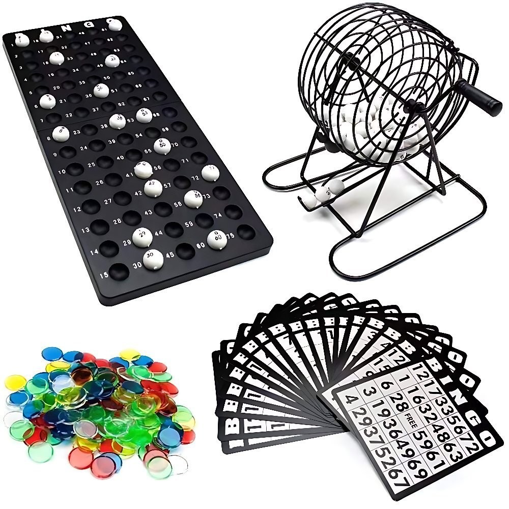 Steel Bingo Game Cage Set Bing - đánh giá và giá Party Games For Adults Large Group