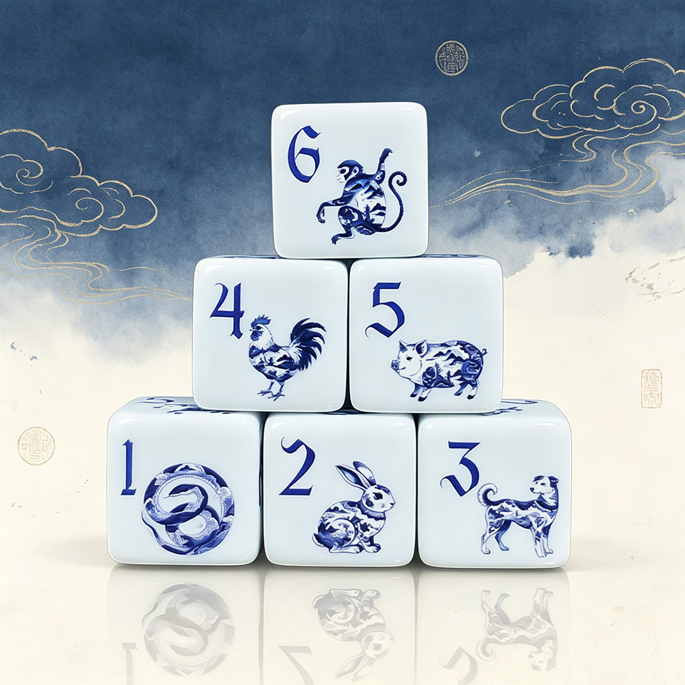 12Pcs 16MM D6 Printed Acrylic  - đánh giá và giá Zodiac Party Games