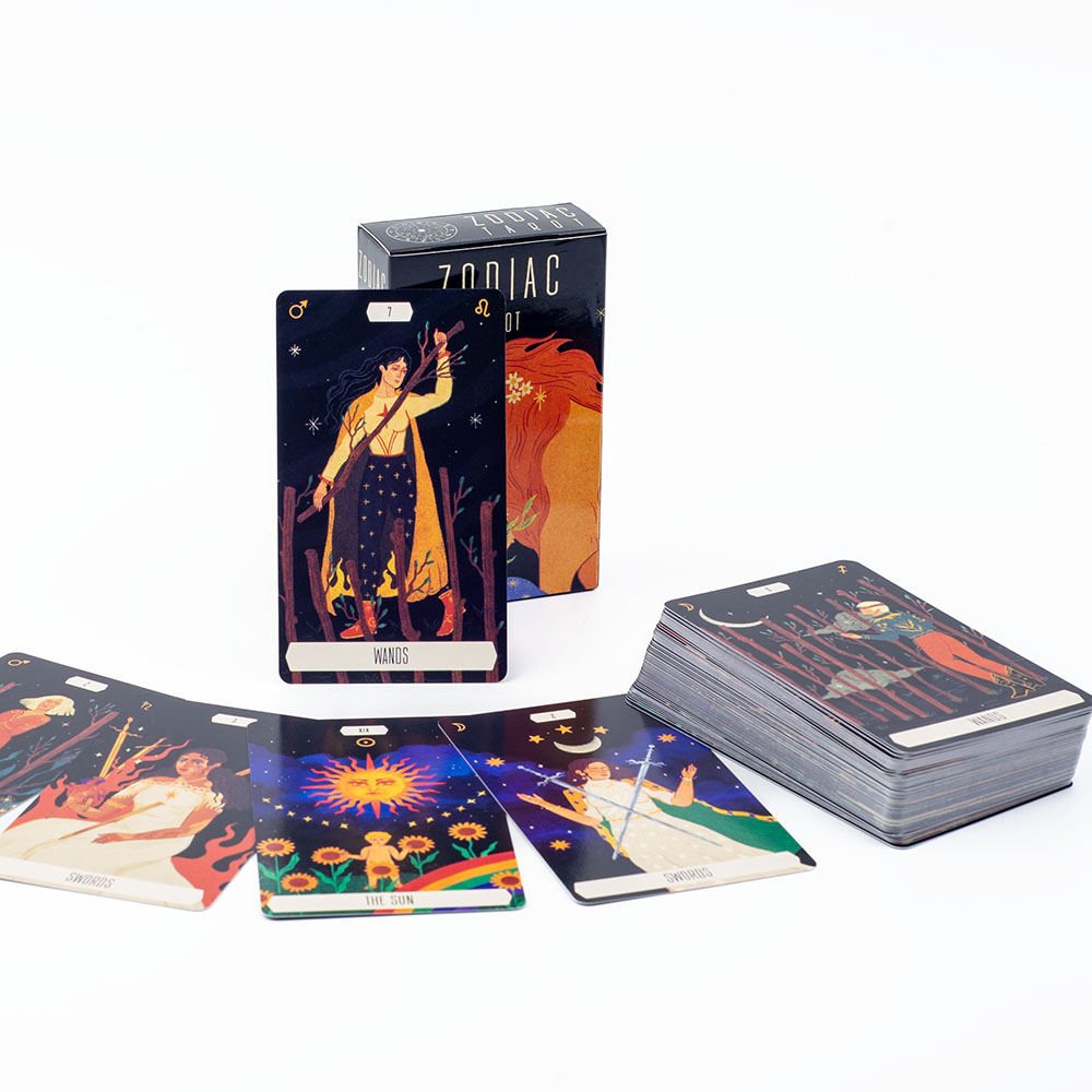 10.3*6cm Zodiac Tarot Cards Fa - đánh giá và giá Zodiac Party Games