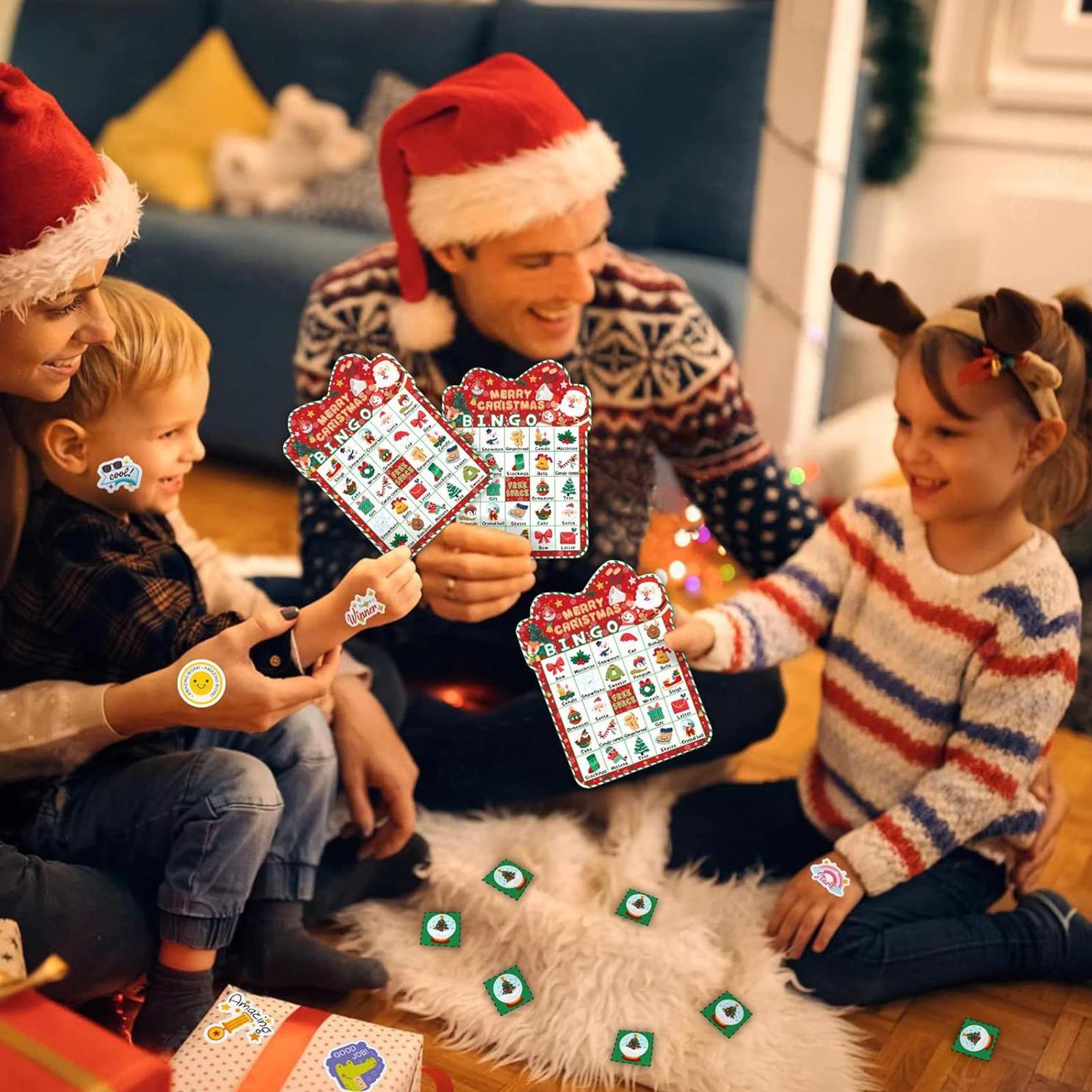 Christmas Bingo Cards Kids Chr - đánh giá và giá Party Games Bingo