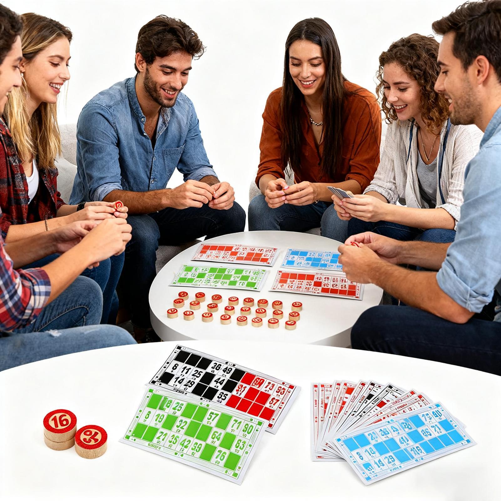 Vintage Wooden Bingo Game Set  - đánh giá và giá Party Games Bingo