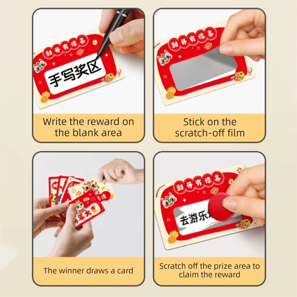 20pcs Zodiac Horse Scratch-off - đánh giá và giá Zodiac Party Games