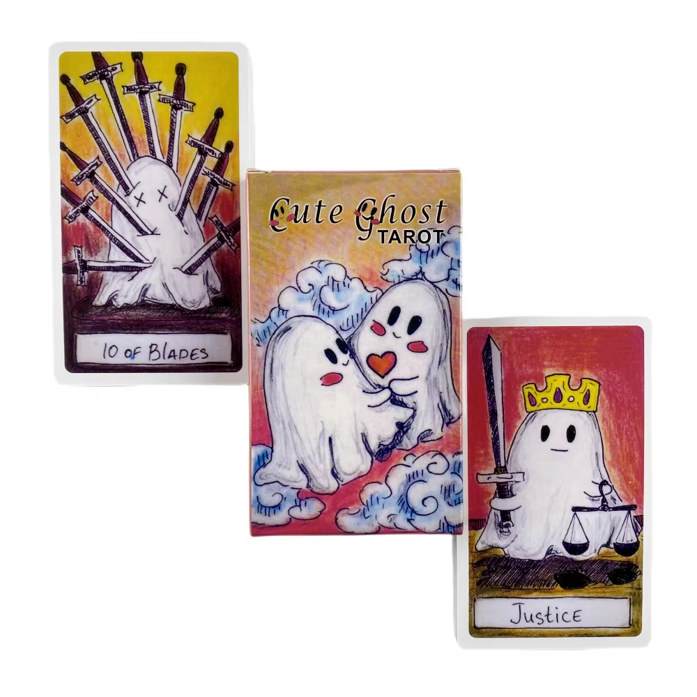 Cute Ghost Tarot Deck Toy Set  - đánh giá và giá Party Games Entertainer