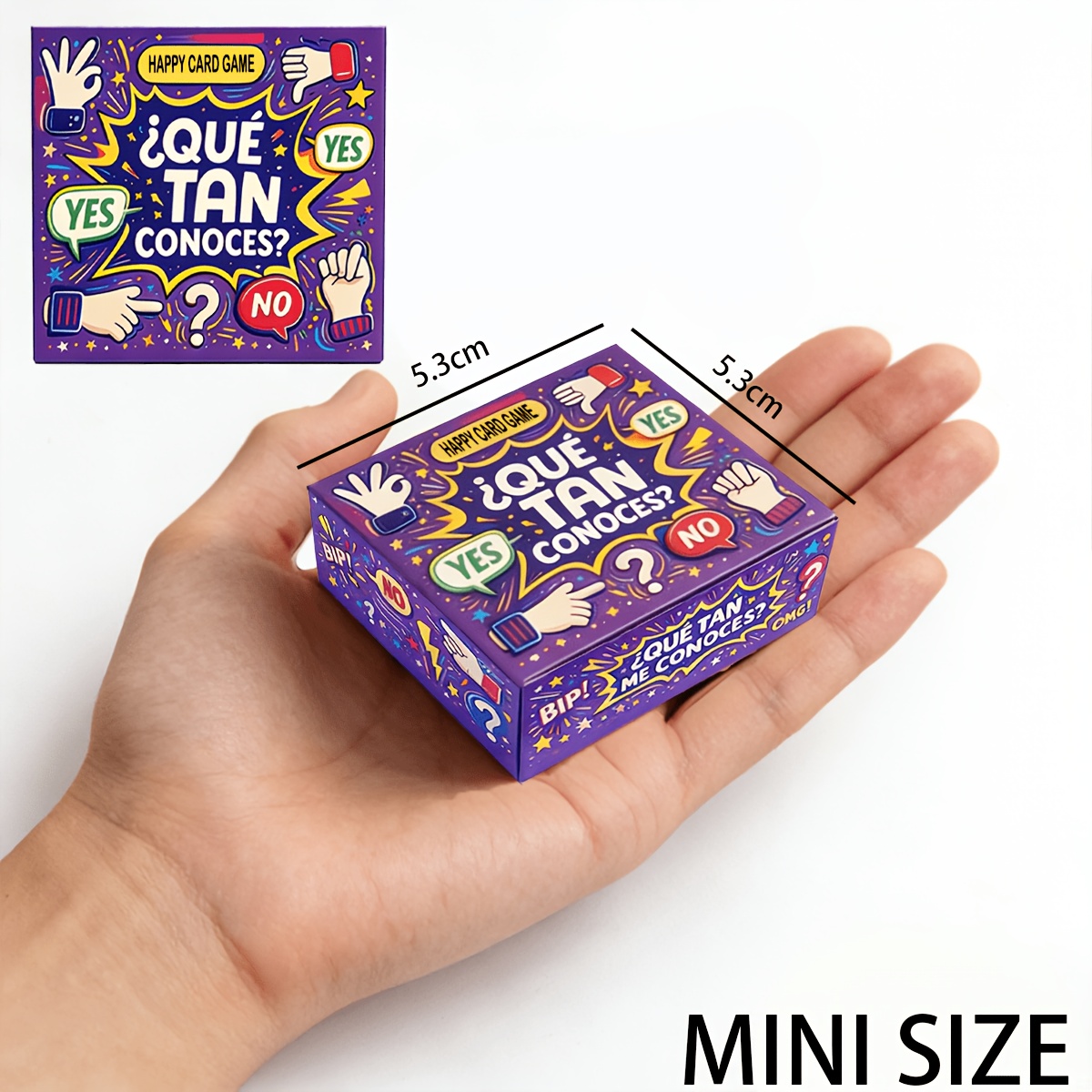 Mini 5cm Party Question Card G - đánh giá và giá Party Games In Spanish