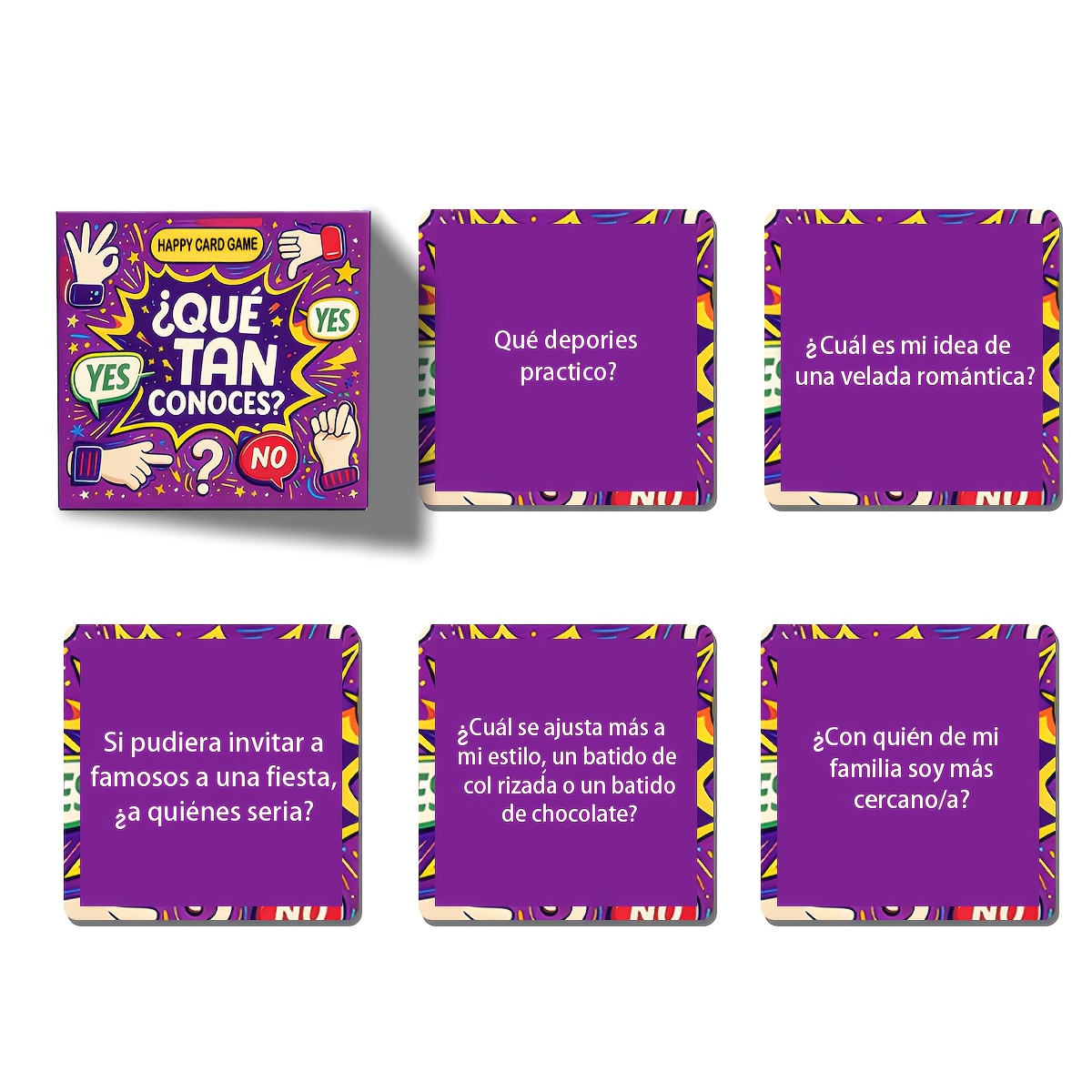 Mini 5cm Party Question Card G - đánh giá và giá Party Games In Spanish