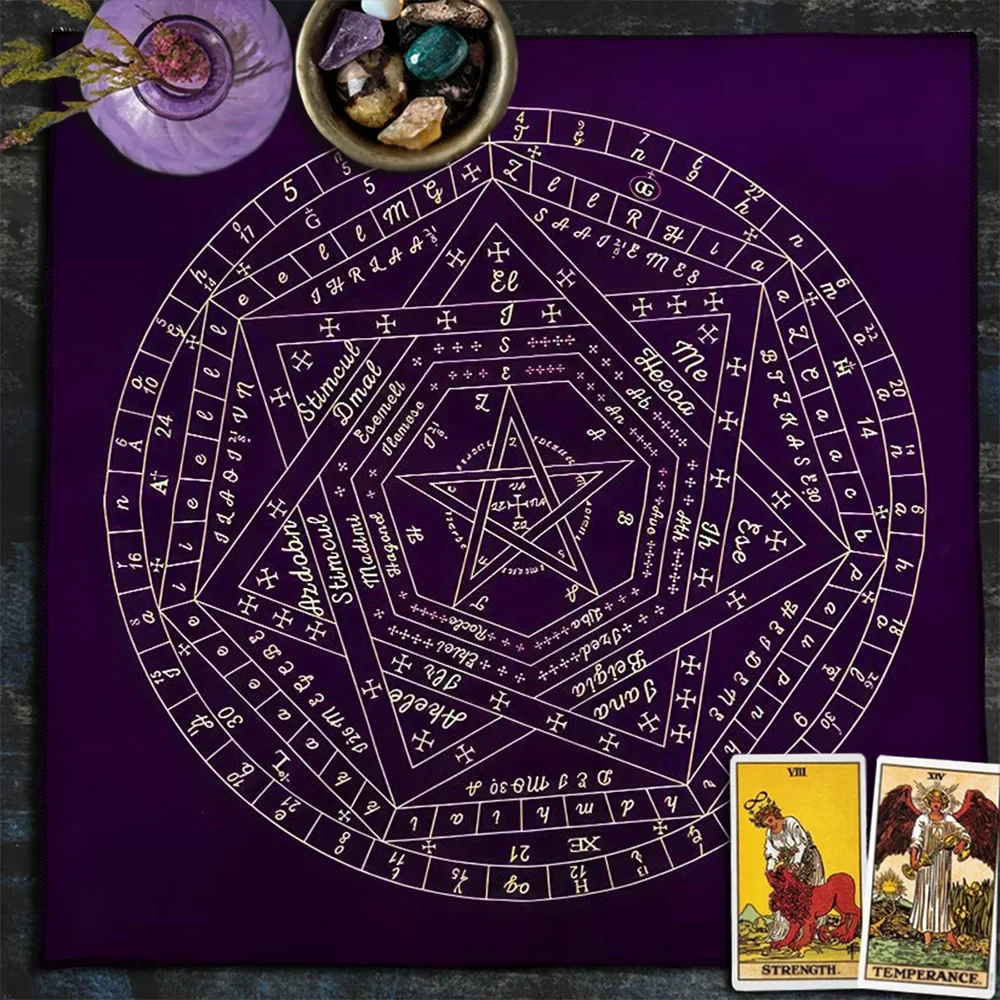 Tarot Card Tablecloth Sigillum - đánh giá và giá Zodiac Party Games
