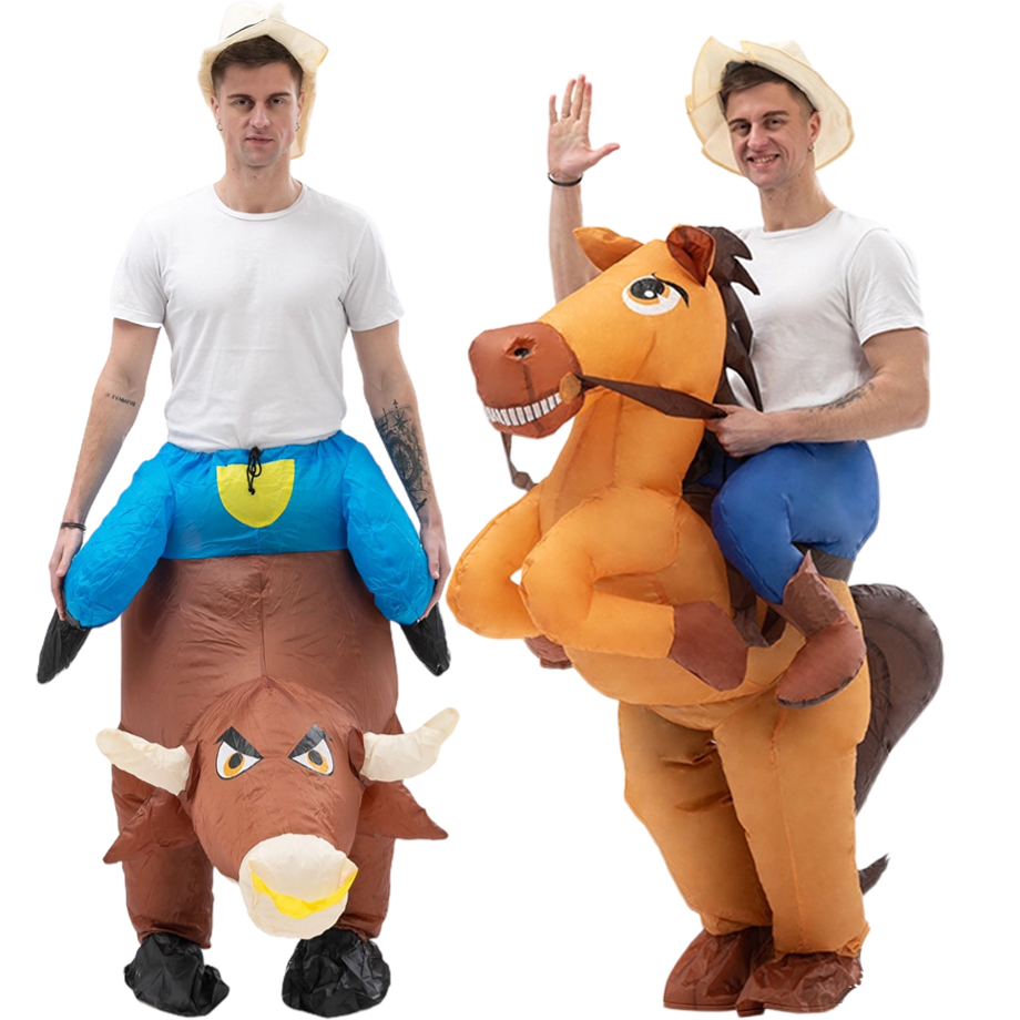 Fun Inflatable Cowboy Costume  - đánh giá và giá Party Games In Spanish