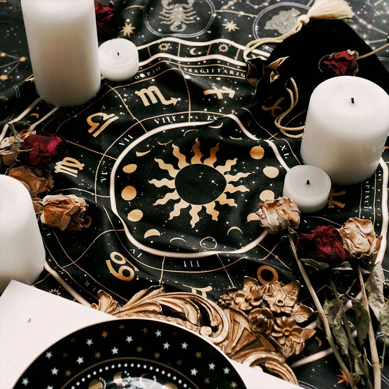 Tarot Cloth Zodiac Wheel Astro - đánh giá và giá Zodiac Party Games