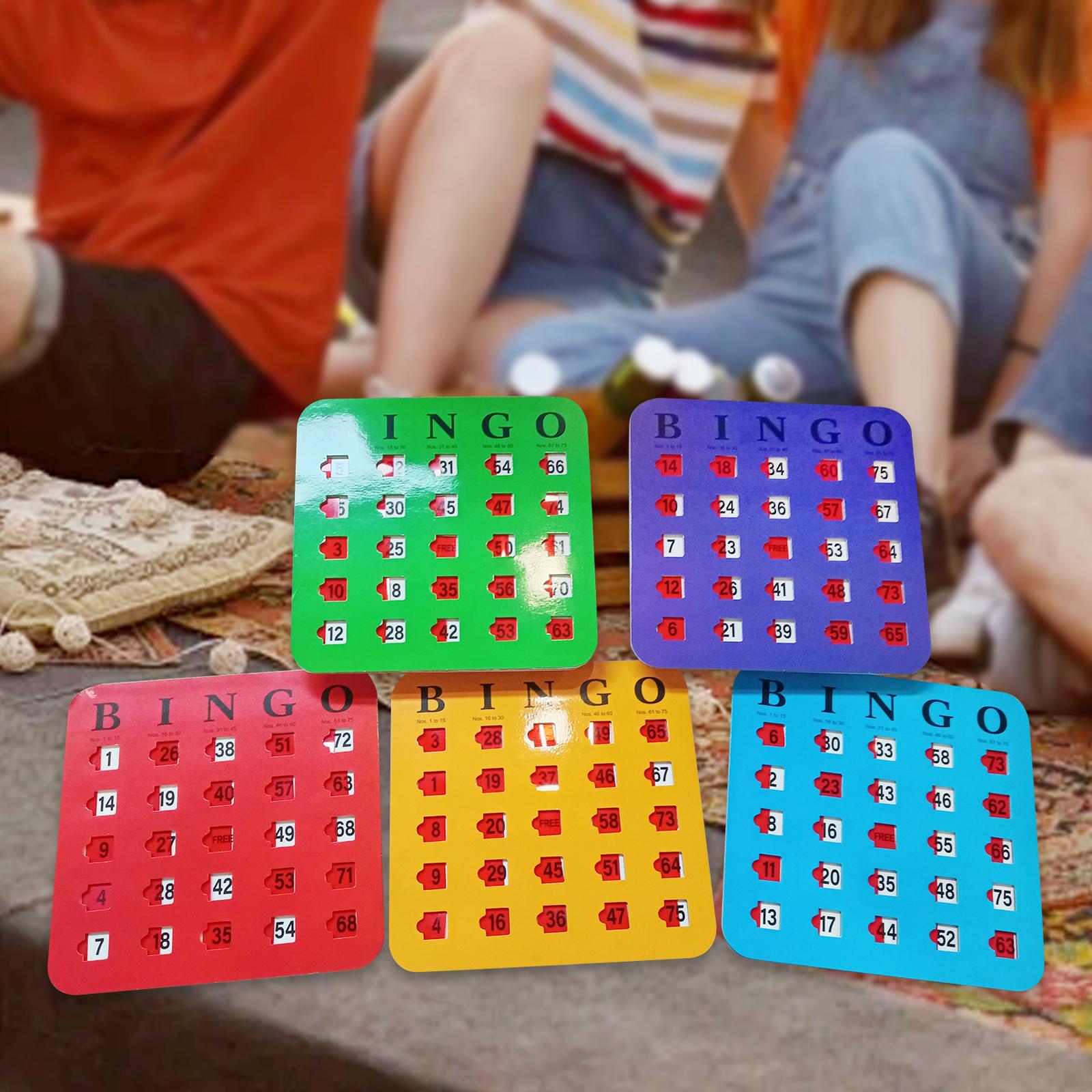 5 Pieces Large Print Bingo Car - đánh giá và giá Party Games For Adults Large Group
