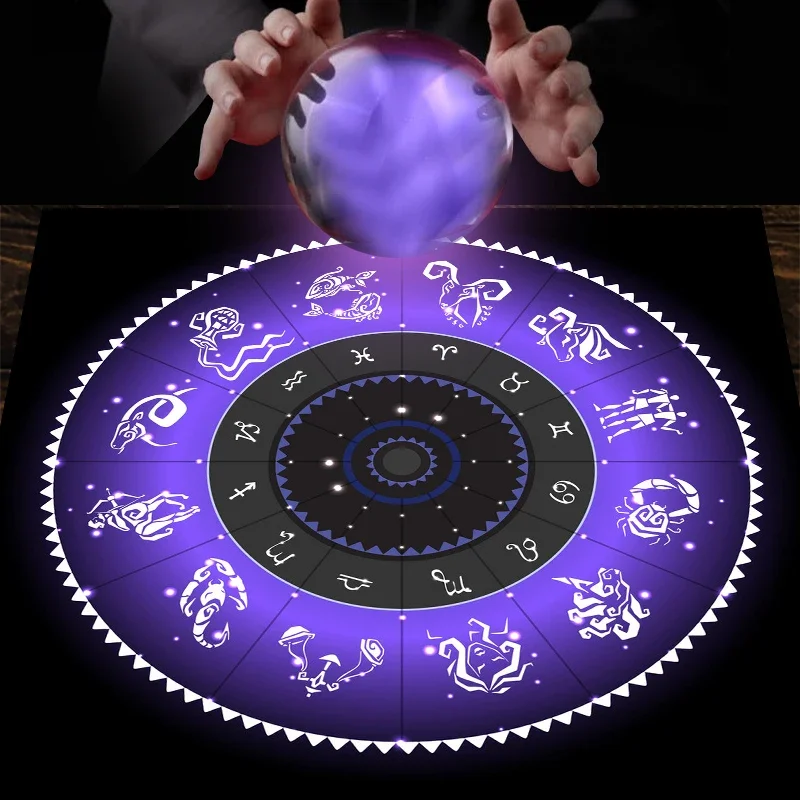 Tarot Cloth Purple Zodiac Whee - đánh giá và giá Zodiac Party Games
