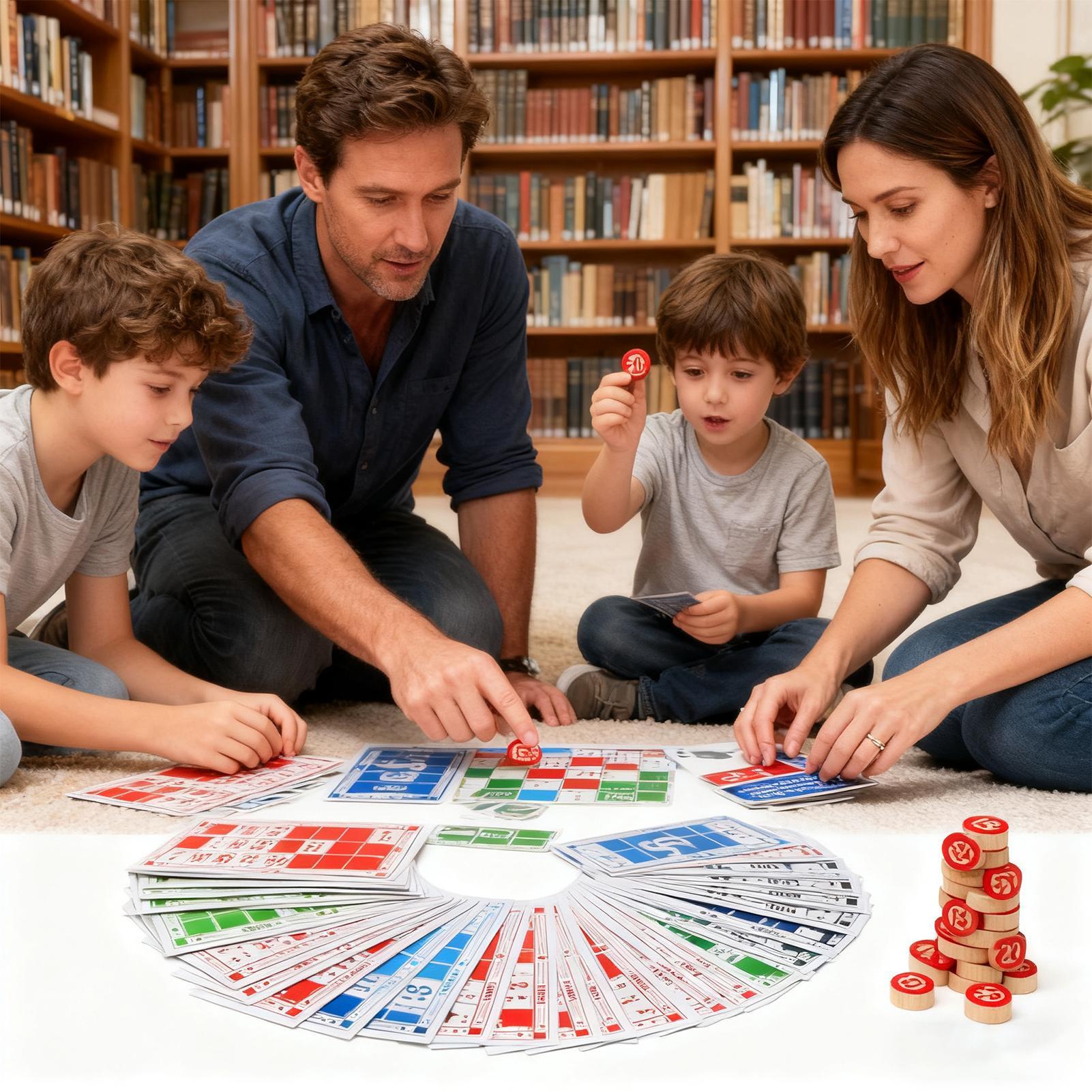 Bingo Set Wooden Funny Educati - đánh giá và giá Party Games Bingo