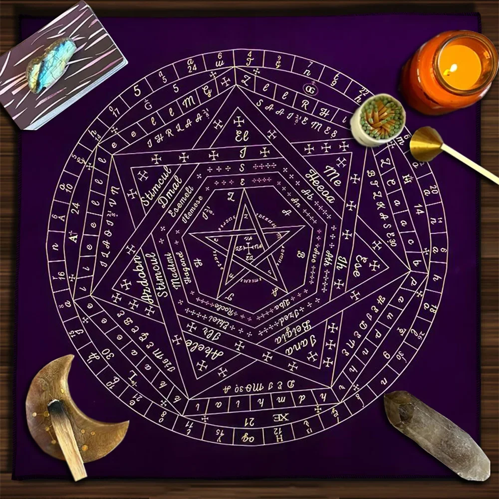Tarot Card Tablecloth Sigillum - đánh giá và giá Zodiac Party Games